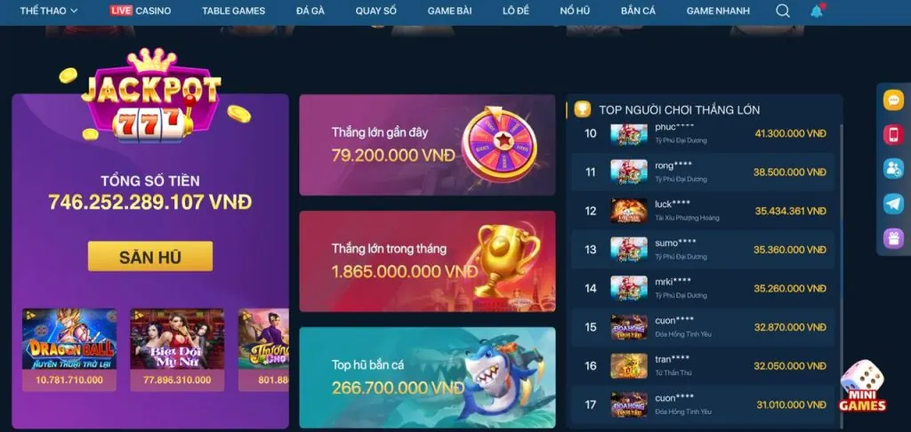 Đa dạng trò chơi tại RG88 Casino